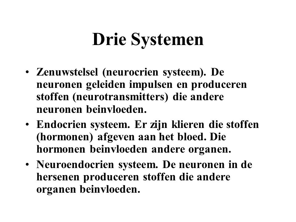 Drie Systemen