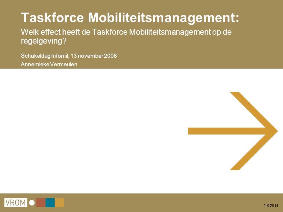 Taskforce Mobiliteitsmanagement: