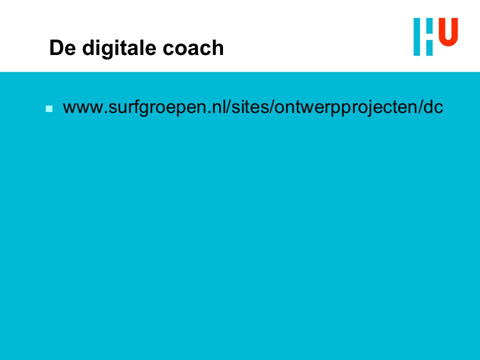 De digitale coach