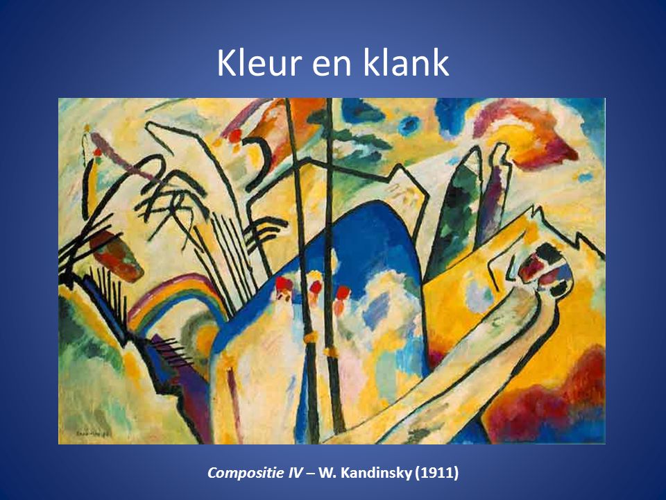 Compositie IV – W. Kandinsky (1911)
