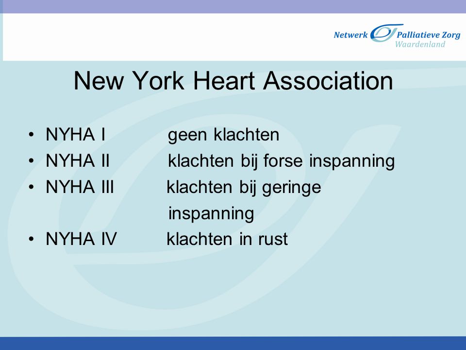 New York Heart Association