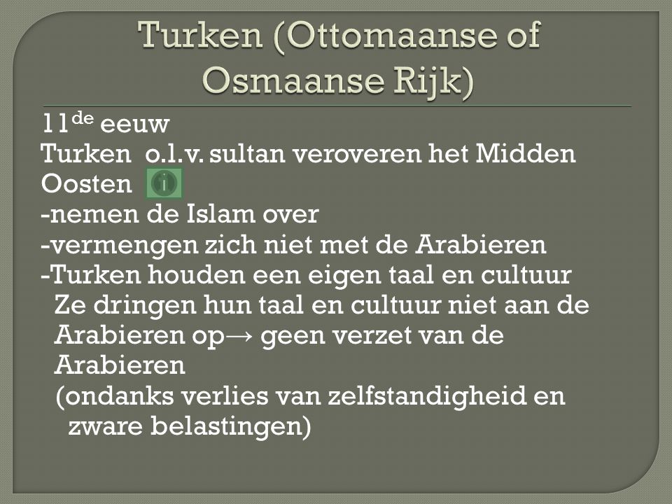 Turken (Ottomaanse of Osmaanse Rijk)