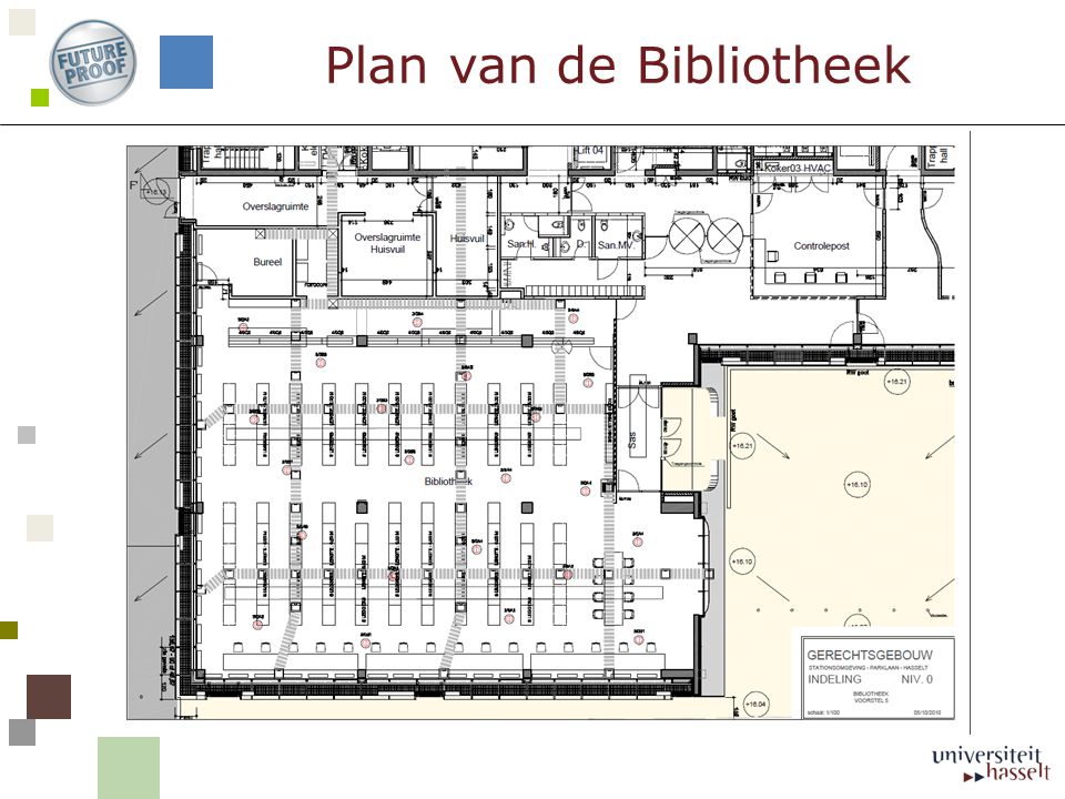 Plan van de Bibliotheek