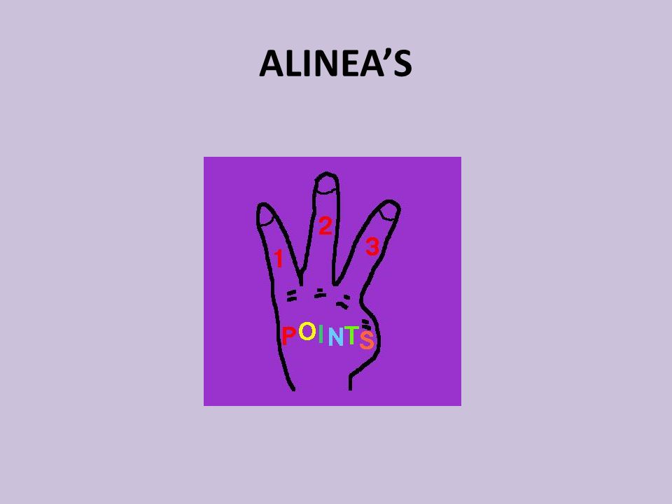 ALINEA’S