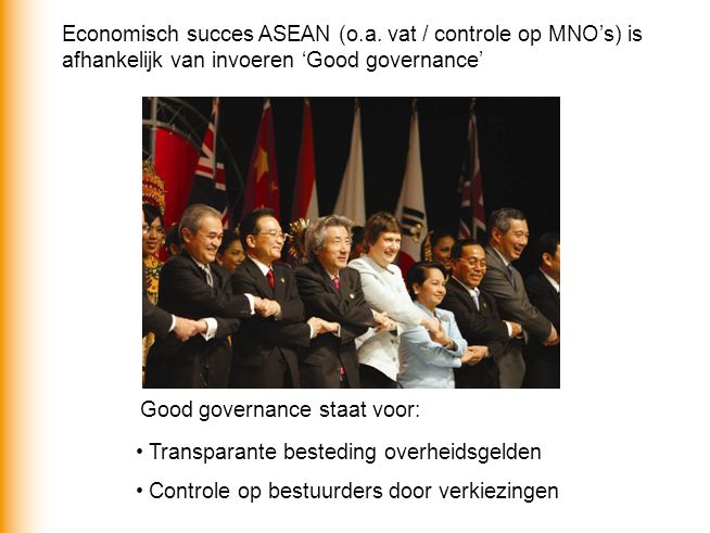 Economisch succes ASEAN (o. a