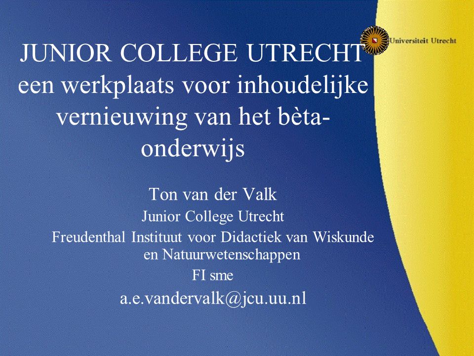Junior College Utrecht