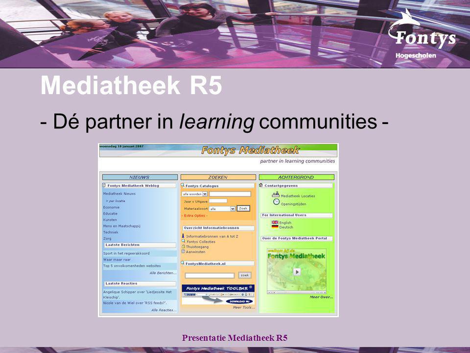Presentatie Mediatheek R5