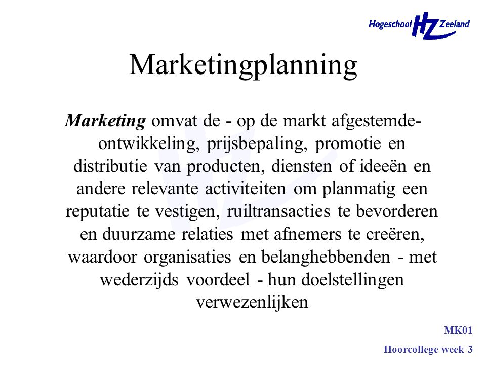 Marketingplanning