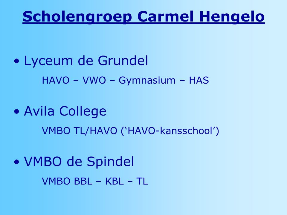 Scholengroep Carmel Hengelo