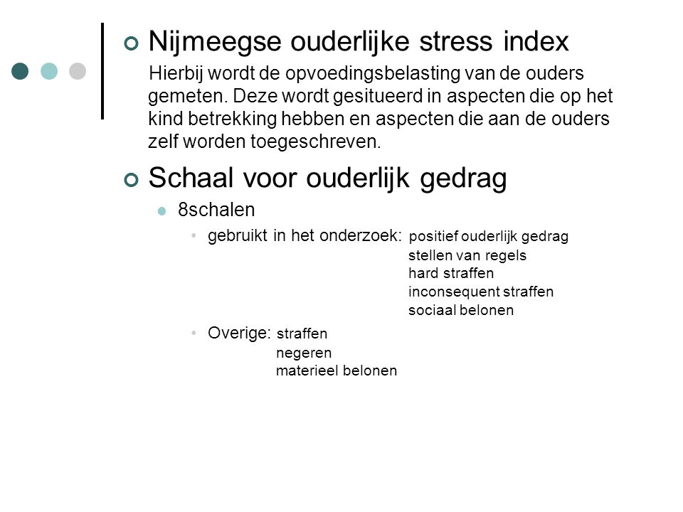 Nijmeegse ouderlijke stress index