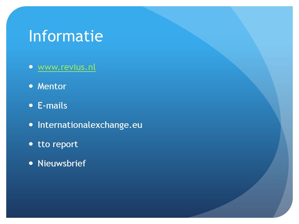 Informatie   Mentor  s Internationalexchange.eu