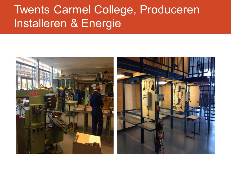 Twents Carmel College, Produceren Installeren & Energie
