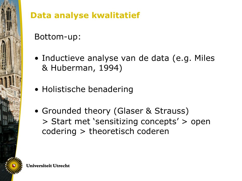 Data analyse kwalitatief
