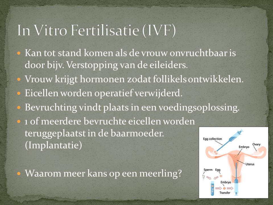 In Vitro Fertilisatie (IVF)