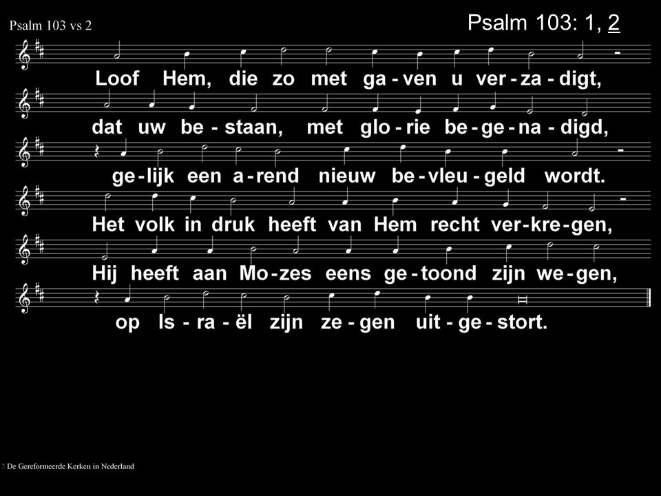 Psalm 103: 1, 2