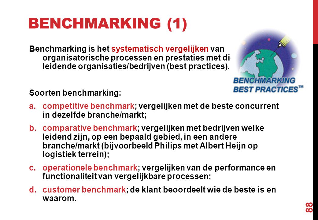 Benchmarking (1)