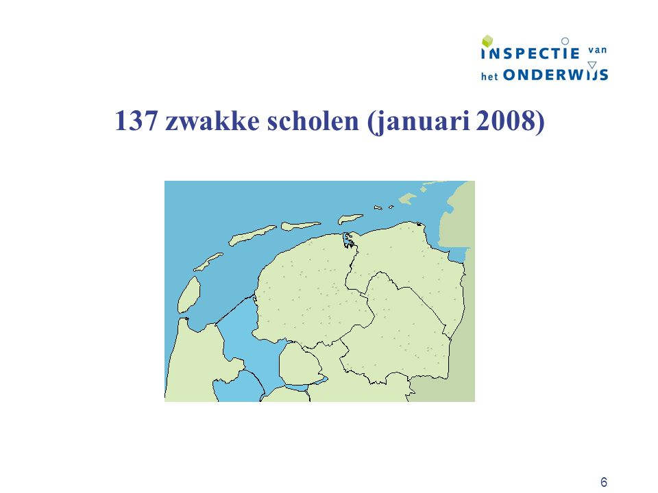 137 zwakke scholen (januari 2008)