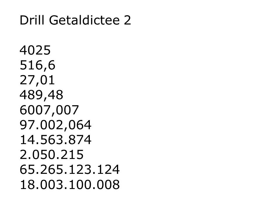 Drill Getaldictee ,6. 27, , , ,