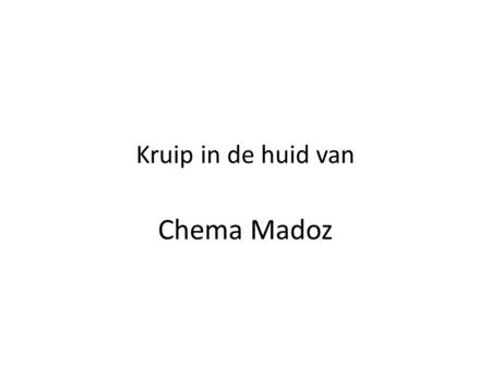 Kruip in de huid van Chema Madoz. Chema Madoz himself oftewel Jose Maria Rodriguez Madoz.