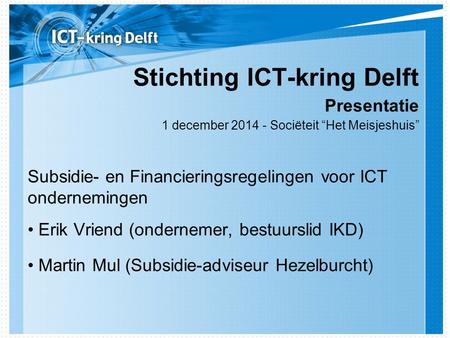 Stichting ICT-kring Delft