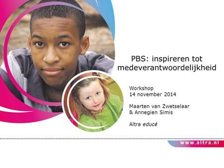 PBS: inspireren tot medeverantwoordelijkheid