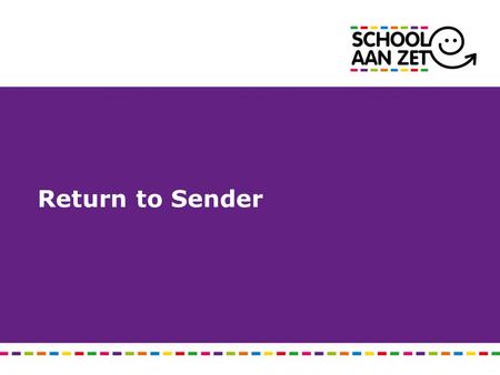 Return to Sender.