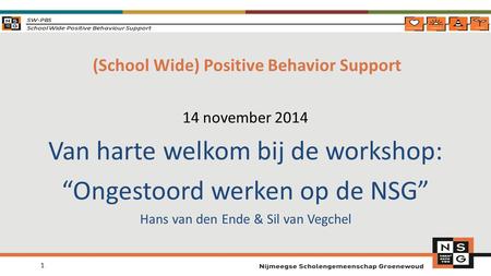 (School Wide) Positive Behavior Support