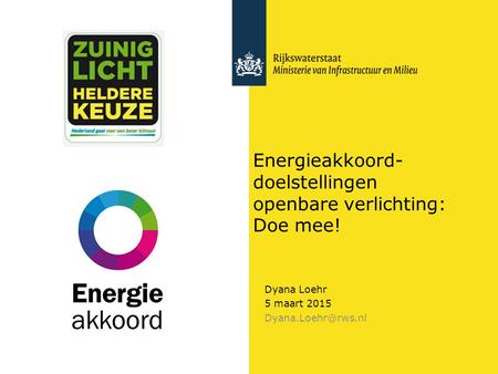 Energieakkoord-doelstellingen openbare verlichting: Doe mee!