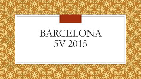Barcelona 5V 2015.
