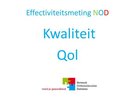 Effectiviteitsmeting NOD