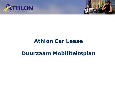 Athlon Car Lease Duurzaam Mobiliteitsplan