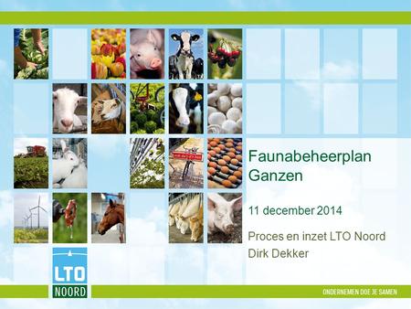 Faunabeheerplan Ganzen 11 december 2014