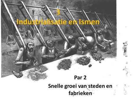 3 Industrialisatie en Ismen