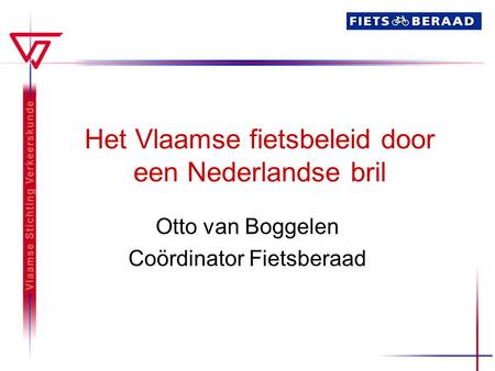 Het Vlaamse fietsbeleid door een Nederlandse bril