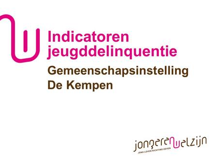 Indicatoren jeugddelinquentie Gemeenschapsinstelling De Kempen.