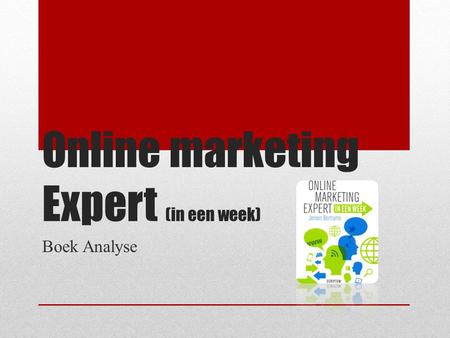 Online marketing Expert (in een week)