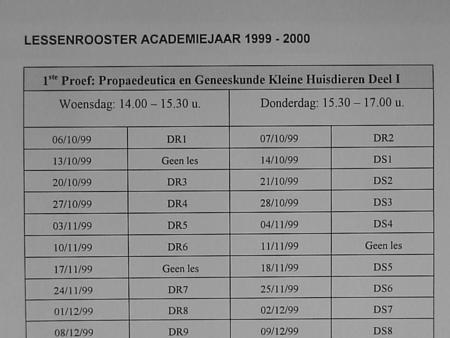 STUDIEMATERIAAL DE RICK 1. PROPAEDEUTICA: - COPY TEKSTTRANSPARANTEN LES - HANDBOEK ‘ANAMNESE EN LICHAMELIJK ONDERZOEK BIJ GEZELSCHAPSDIEREN’ 2. ZIEKTENLEER.