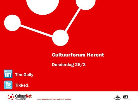 Cultuurforum Herent Donderdag 26/3 Tim Guily Tikke1.