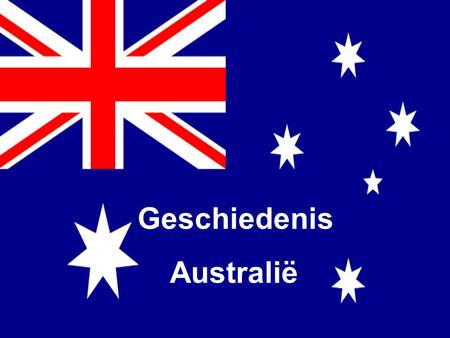 Geschiedenis Australië