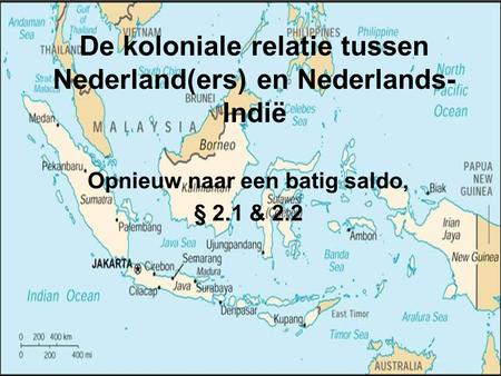 De koloniale relatie tussen Nederland(ers) en Nederlands-Indië
