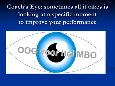 Coach’s Eye: sometimes all it takes is looking at a specific moment to improve your performance.