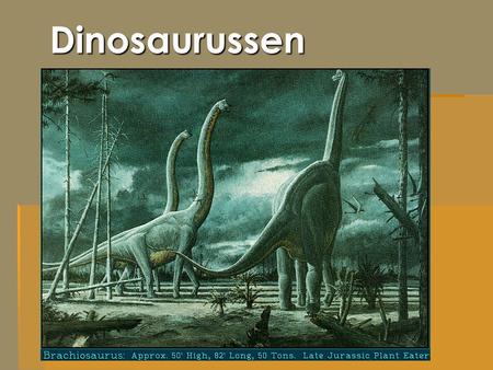 Dinosaurussen Deze voorstelling gaat over de dinosaurussen. Dino’s zijn dieren die heel lang geleden op de aarde leefde. Door deze voorstelling leren jullie.