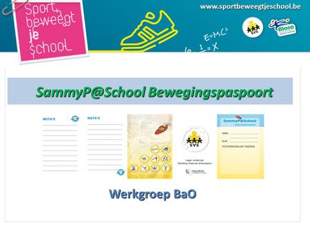 Bewegingspaspoort Werkgroep BaO