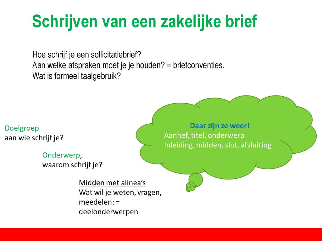 Schrijven Van Een Zakelijke Brief Ppt Download