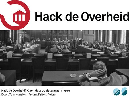 Hack de Overheid? Open data op decentraal niveau
