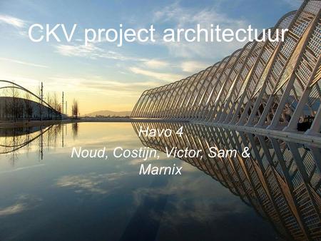 CKV project architectuur