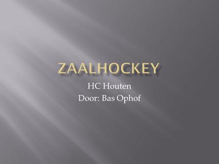 HC Houten Door: Bas Ophof