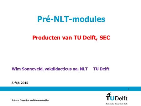 Producten van TU Delft, SEC