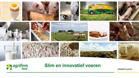 Slim en innovatief voeren. >Wie ben ik? -Productmanager Rundvee >Reken op Resultaat -Actualiteiten -Dutch Farming Inleiding.
