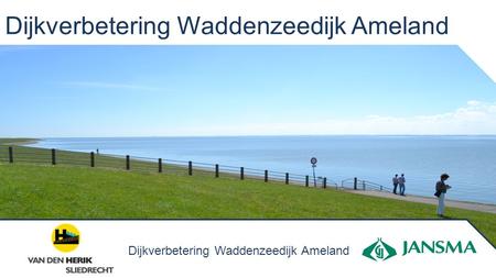 Dijkverbetering Waddenzeedijk Ameland